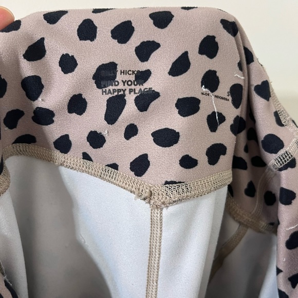 Gilly Hicks Find Your Happy Place Brown Leopard Print Pocket High Rise Leggings - Picture 12 of 12